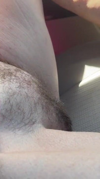 Bare Pussy While Driving