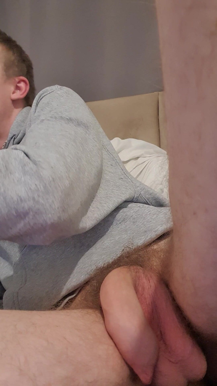 Adamross: Skinny Lad Messing with Floppy Cock