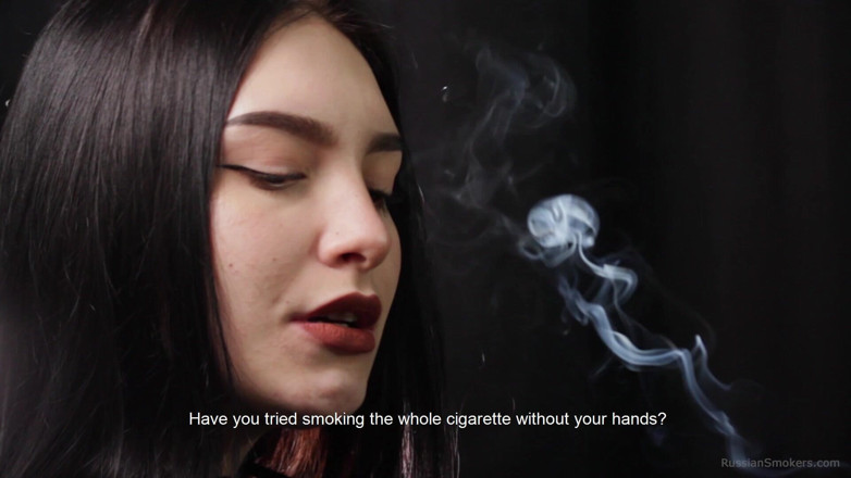 Russian Smokers: Young Brunette Smoker Interview - Calm Voice, Deep Inhales, Honest Addiction...