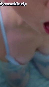 Sexy MILF Gives Her Husband a Passionate Oral Sex for Their Anniversary