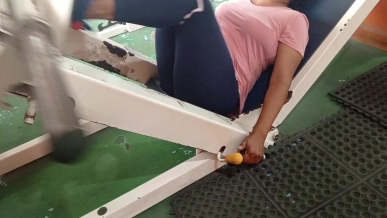 BigassMILF40: Ich lade den dicken arsch aus dem fitnessstudio nach ihrer...