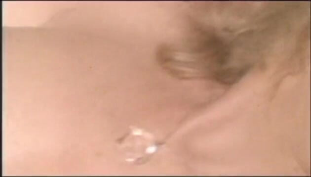Just X Star: A stunning blonde in black stockings got busy by two...