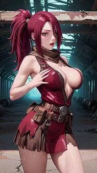 Forbidden Contrast Between Ruins and Bedroom, Bare-chested Laziness, Finger Teasing Lips-who Breaks First?