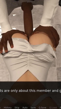 Succubus Contract: Blonde College Girl with Tight Pussy Losses Her Virginity From BBC in the Toilet - Episode 11