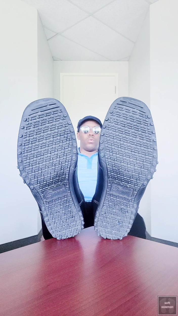 Soft Soleman: Male Soles in the Office