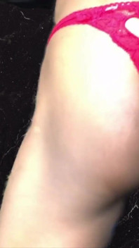 Slim Butt in Red Thong