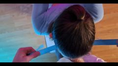 I Tied Her up and Fucked Her in the Mouth Tied up and Upside Down (+ Full POV Video From the Second Camera)