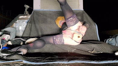 Ass destruction of a hetero sissy slut