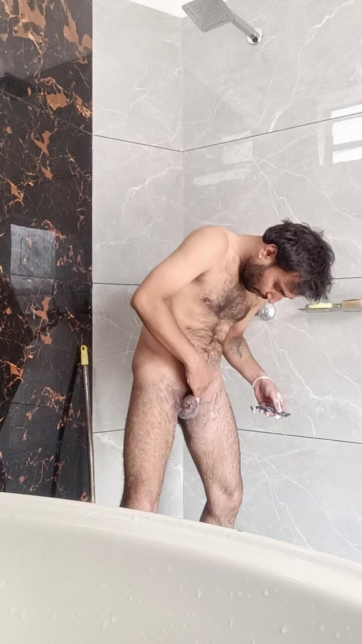 Rajasthani-old-lover: Indischer heißer mann genießt masturbation mit live-freunden