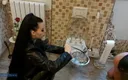 Strict Senz: Miss Alessa Milano Feeding From Toilet Part 1