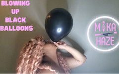 Mika Haze: Schwarze ballons blasen