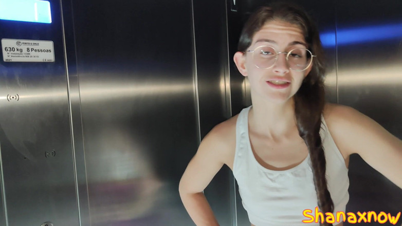 Shanaxnow: Trapped in the Elevator Converse Sneakers Shoejob Footjob