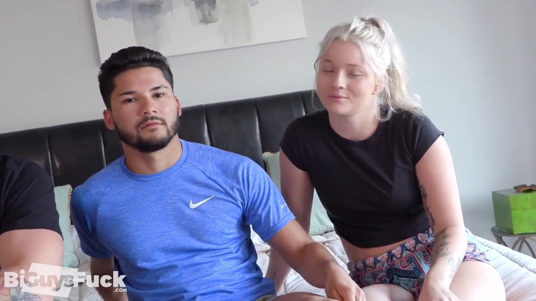Bi Guys Fuck: Bisexual Piledriver Fuck. Hot Muscle Blonde Jock.