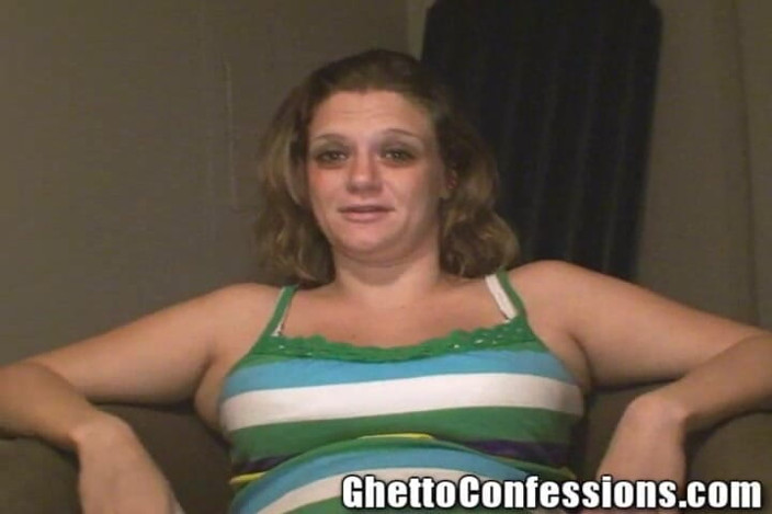 Ghetto Confessions: Těhotná bílá děvka černá milovnice ptáků 3 polykání kouření dětskými táty