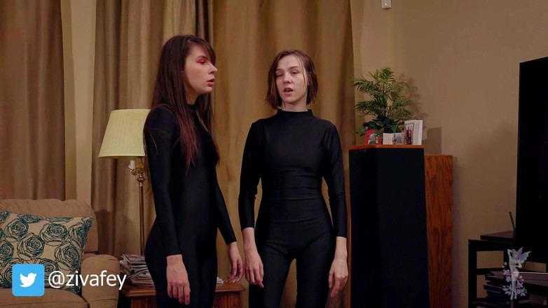 Ziva Fey: Ziva Fey and Mewchii Fey - secret agent skype show custom