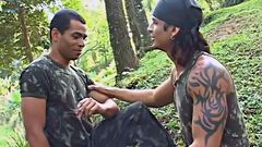 Gays Case: Two General Service Recruits Needs to Smake Cigarette and Blow...