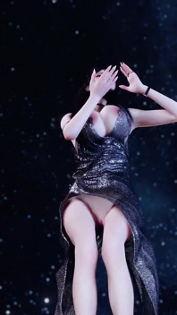 Glossy Korean-style Beauty, Seductive Evening Gown, High Heels, Big Boobs, Big Butt, Shaved Pussy, Tight Pussy