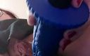 State of Suction: Drilling it with a big blue alien dildo