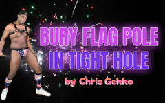Blkbamaboi73: Gruesa polla de bbc montando en tu poste de bandera