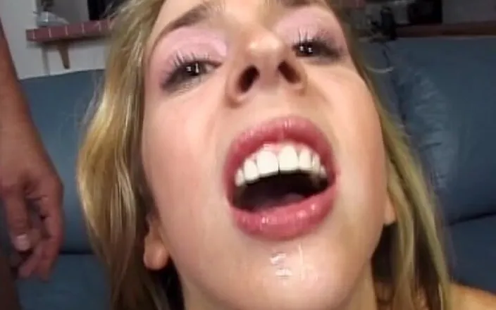 Monde Francais: Hot Blonde French Destroyed in Gangbang Action