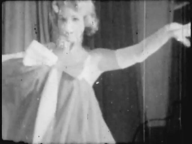 Vintage Usa: Striptis-mengusik seorang wanita blonde di zaman enam zaman