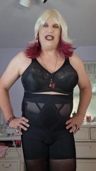 My Granny Girdle Underwear, Getting Ready to Go Out!