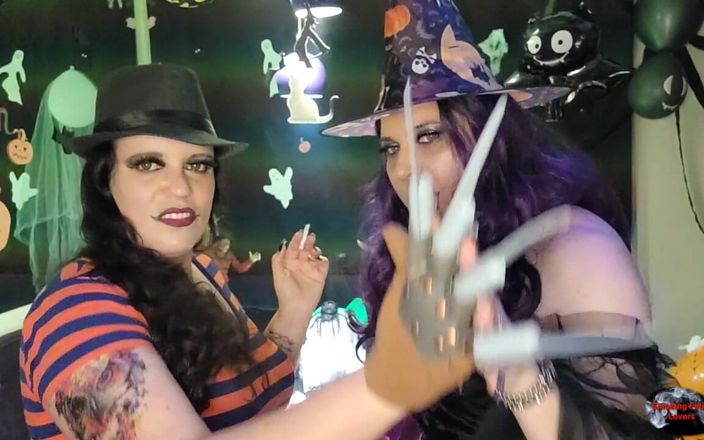 HollyCox: Pesta Halloween Saat Freddy Menemukan Penyihir Baik