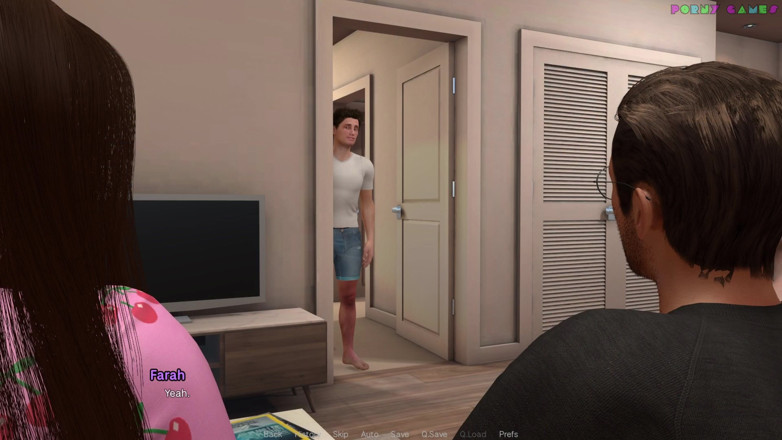 Porny Games: แม่บ้านที่เป็นมิตรโดยโฟมสีขาว - เพื่อนบ้านใหม่บนบล็อก, รุ่นแม่น่าเย็ดเงี่ยนในความต้องการของควยใหม่ 1