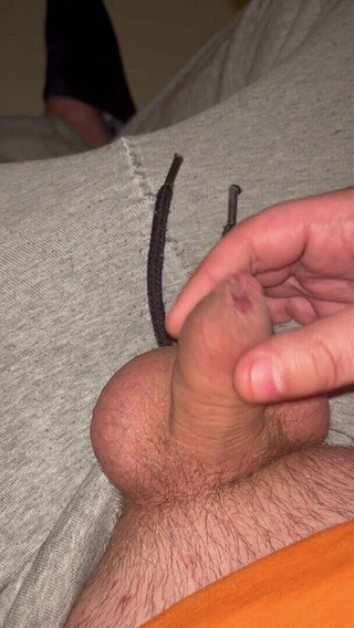 Young cum: Hlava mého ptáka zblízka