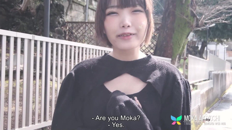 Tenshigao: Cute Young Moka Akiyoshi Has Excellent Handjob Skills