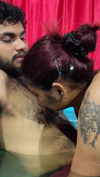 Girl Doing Hot Romance with Boy in Pool Full Nude Romance