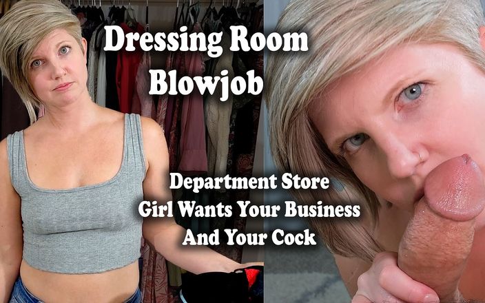 Housewife ginger productions: डिपार्टमेंट स्टोर गर्ल ड्रेसिंग रूम में आपका लंड चूसती है