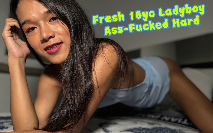 Ladyboy time VR: 신선한 18살 레이디보이 후장 따먹기