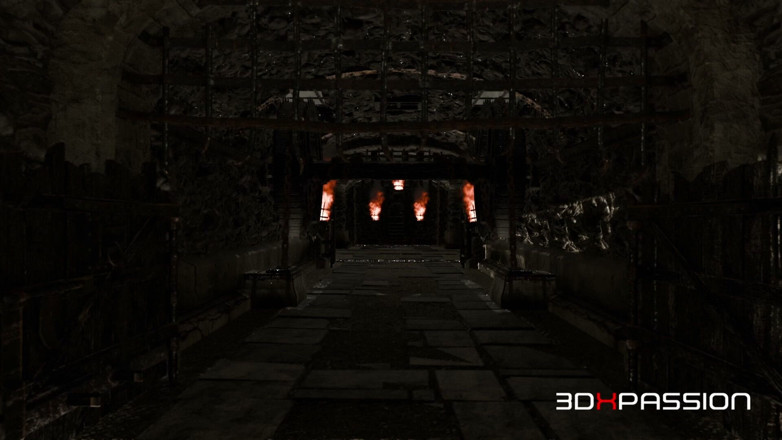3dxpassion: Dungeon Sex: Elven Girl Gets Throatfucked, Railed &amp; Covered in Cum