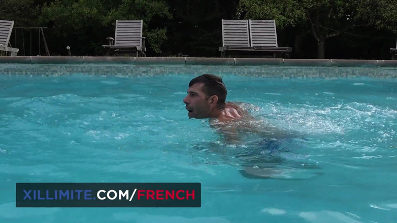 French girls at work: Анальний секс з грудастою вчителькою плавання