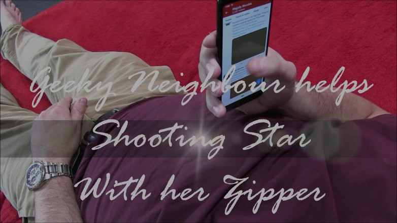 Shooting Star: Vedeta care filmează o vizitează pe Fatgeek