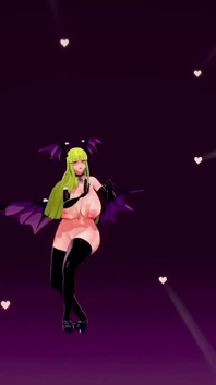섹스 헨타이 Darkstalkers MMD 3D 금발 머리 색 편집 Smixix