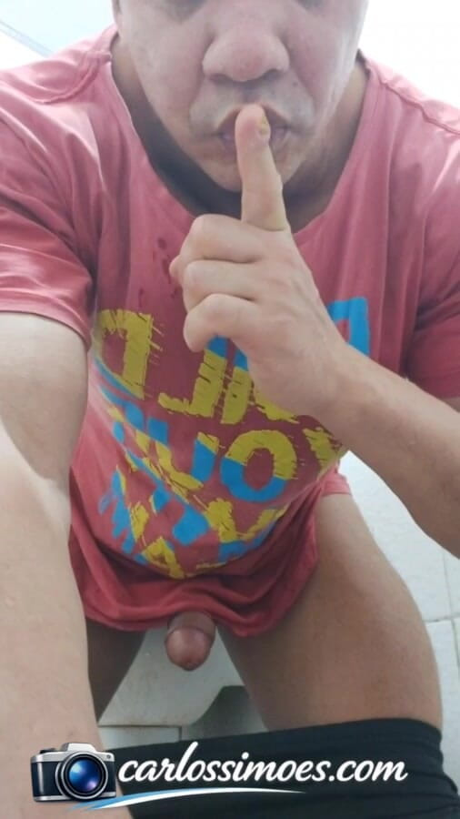 Carlos Simoes: Brazilian Carlos Simões-well-endowed and Hung-peeing and Showing off His Huge,...