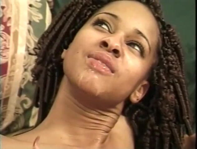 Africans Orgasm: Black and white party...double penetrated ass fucking threesome...cum in mouth