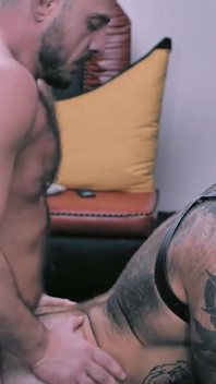 Bearfilms Bearded Gay Marc Giacomo Takes Atlas Grant Hard Cock After Oral