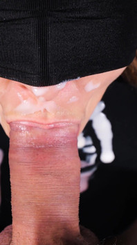Mijn turtleneck en gezicht zitten allemaal in sperma en yoghurt! Nieuw smaakspel