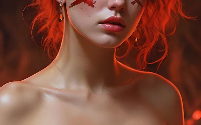 AI Girls: Wanita cantik dengan tubuh aduhai lagi pakai balutan cat dengan...