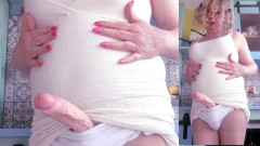 Futa-furbitch Shows Big Tits and Cock in Her Kitchen thumbnail
