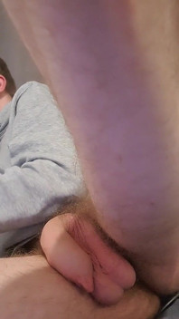 Skinny Lad Messing with Floppy Cock