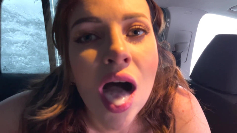 Luna Roulette: Stuck in the Car During a Snowfall. Sex Will Keep...