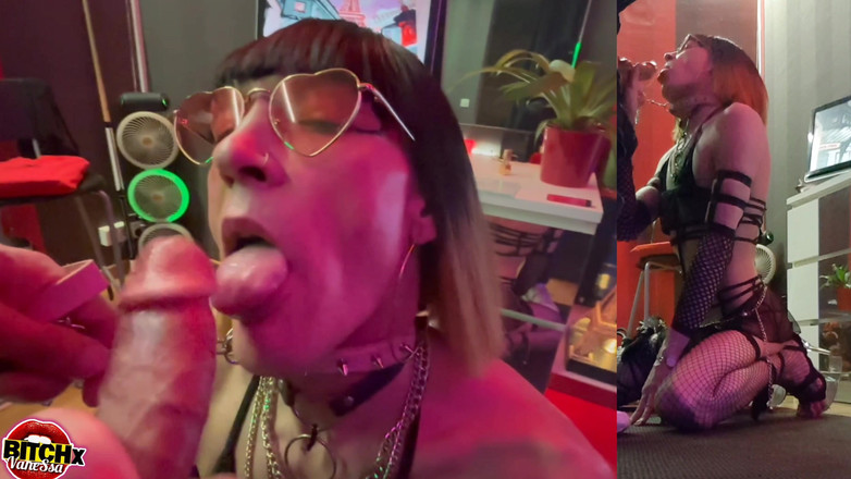 VaneSsa BiTCHx: Bir Seks Kölesi, Güzel Bir Penisin Önünde Itaatkâr Sevgililer Günü Için...