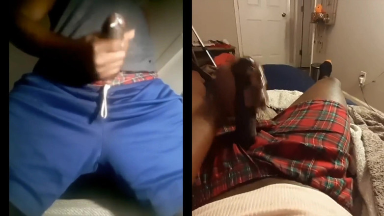 Big black cock BBCee: Stroking My BBC Hands Free Cumming Compilation