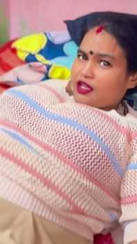 Desi Bhabhi Big Boobs Cleavage Tease in Badroom Hot Indian Village Girls Exposed Fucking All Night