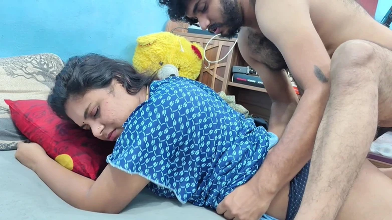 Vaishnavysharunraj: Indian Slut Wife Hot Nighty Fuck with Husband and Pussy...