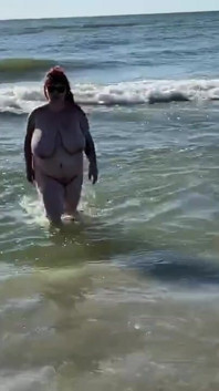 Nudist in the Beach